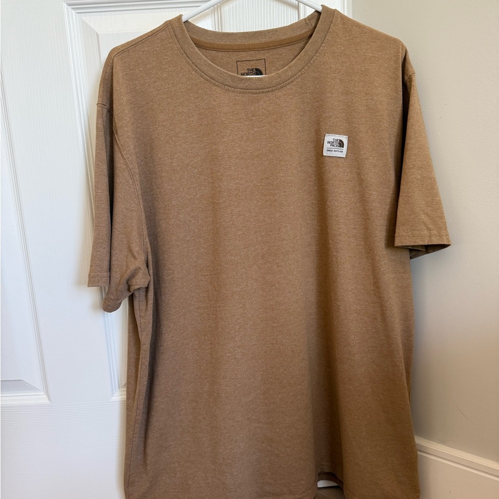 The North Face Men's Tan Short Sleeve Tee